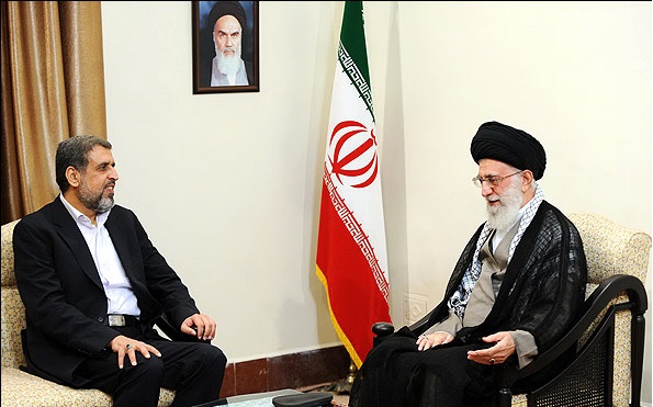رهبر انقلاب اسلامی در دیدار دبیرکل جهاد اسلامی فلسطین رهبر انقلاب اسلامی در دیدار دبیرکل جهاد اسلامی فلسطین