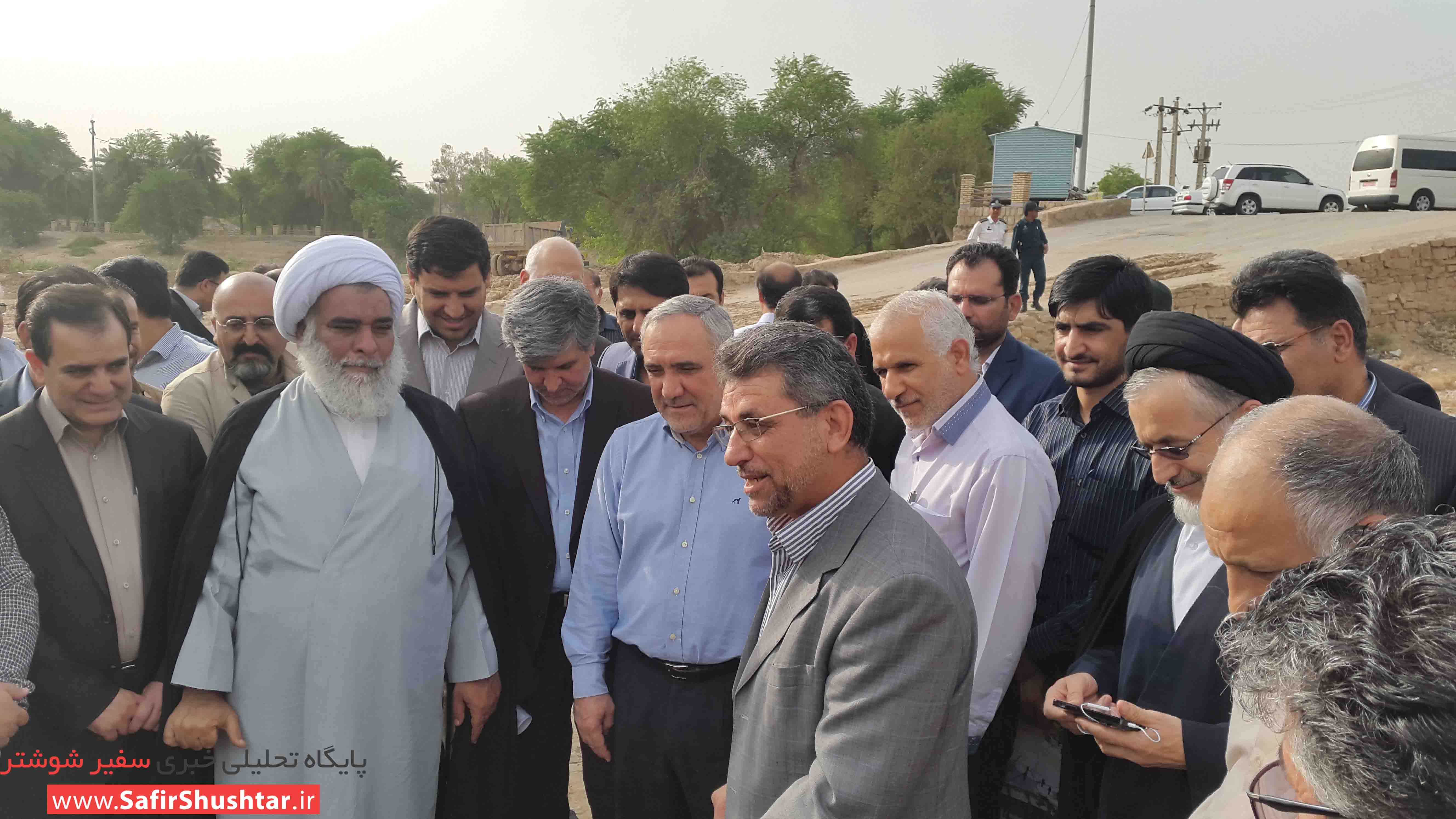 ۲ طرح عمرانی در شوشتر توسط استاندار کلنگ زنی شد ۲ طرح عمرانی در شوشتر توسط استاندار کلنگ زنی شد