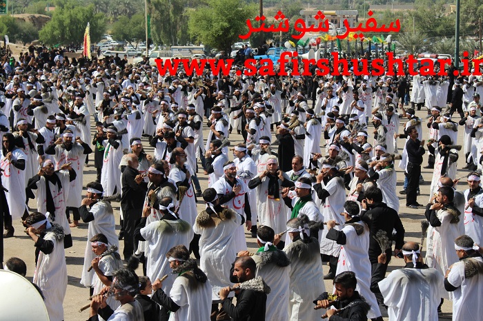 مراسم عزاداری عاشورای حسینی (علیه‌السلام) در شهرستان شوشتر برگزار شد+تصاویر