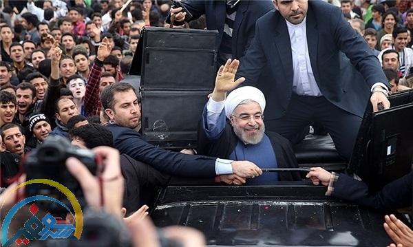 تفاوت تیم حفاظتی حسن روحانی در اهواز و بندرعباس/خبری از کیف های حاشیه ساز نیست/+تصاویر