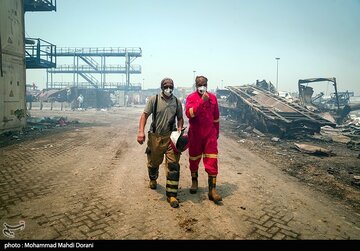 زخمهای بندر شهید رجایی التیام مییابد زخمهای بندر شهید رجایی التیام مییابد
